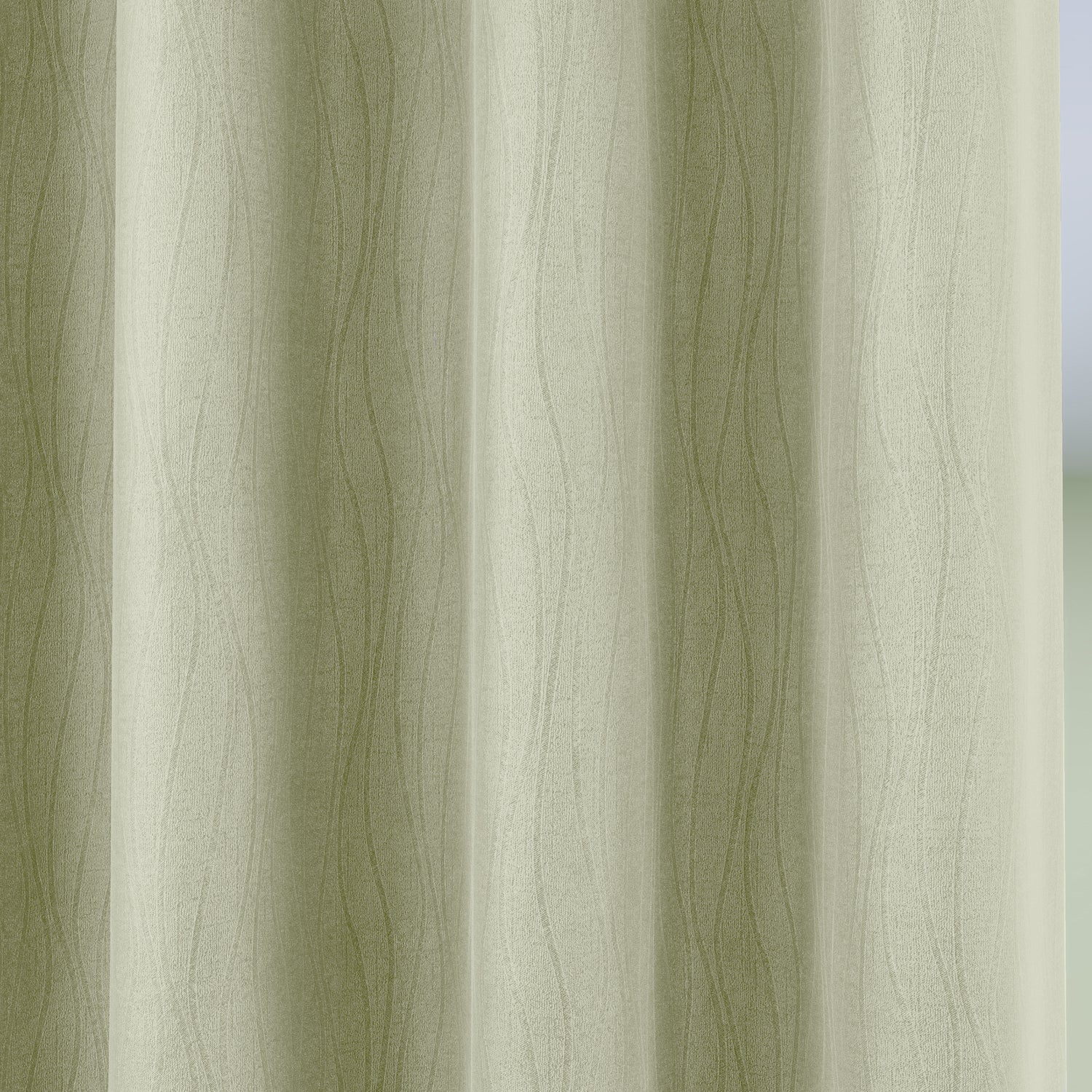 Goodwood Blockout Ready Made Eyelet Curtains Green