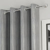 Goodwood Blockout Ready Made Eyelet Curtains Silver