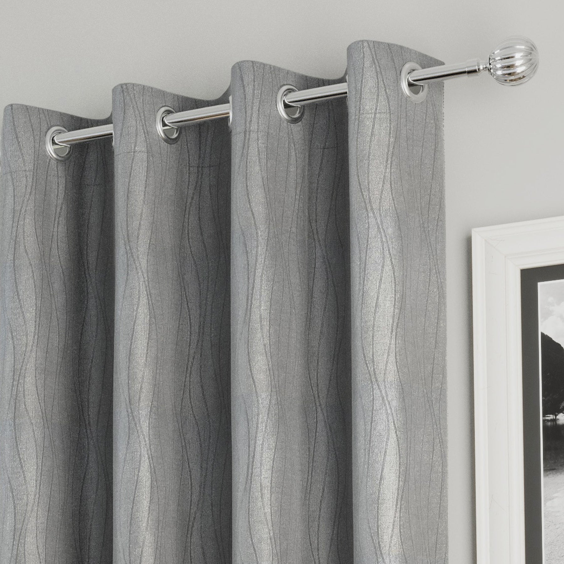 Buy Blackout Eyelet Curtain Drape Room Darkening 160cm&230cmDrop 1 Buy Blackout Eyelet Curtain Drape Room Darkening 160cm&230cmDrop 1