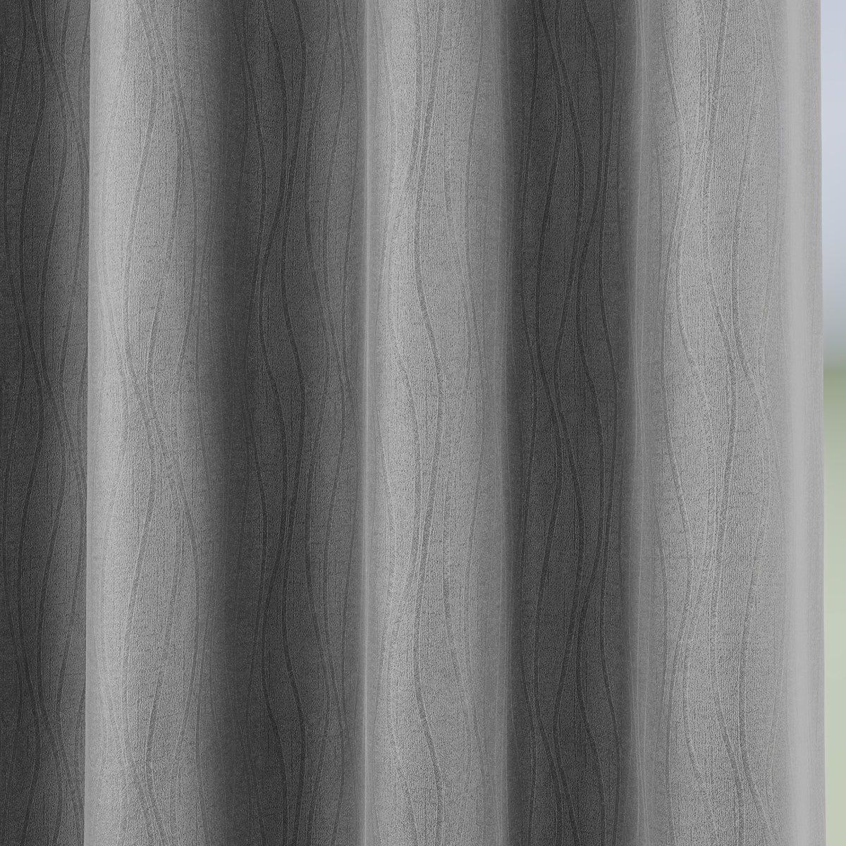 Goodwood Blockout Ready Made Eyelet Curtains Silver