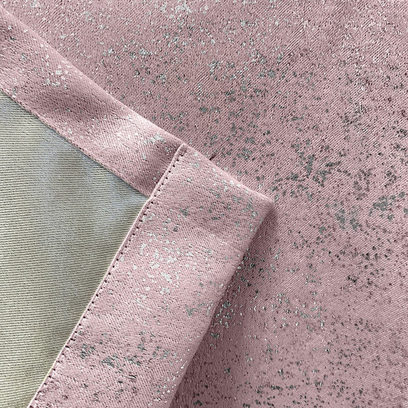 Halo Blockout Ready Made Eyelet Curtains Pink