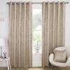 Halo Blockout Ready Made Eyelet Curtains Natural
