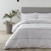 Content By Terence Conran Halstead Pleat Bedding Set White Grey