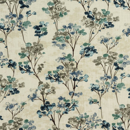 Hana Curtain Fabric Teal