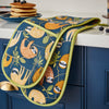 Ulster Weavers Hanging Around Double Oven Glove Blue
