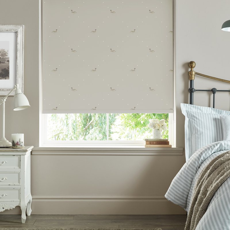Sophie Allport Hare Made to Measure Roller Blind Linen