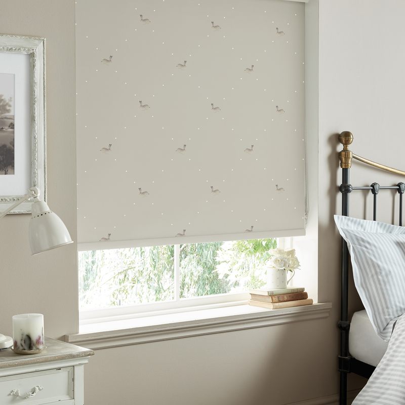 Sophie Allport Hare Made to Measure Roller Blind Linen