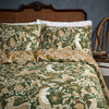 Paoletti Harewood Duvet Cover Bedding Set Emerald