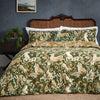 Paoletti Harewood Duvet Cover Bedding Set Emerald