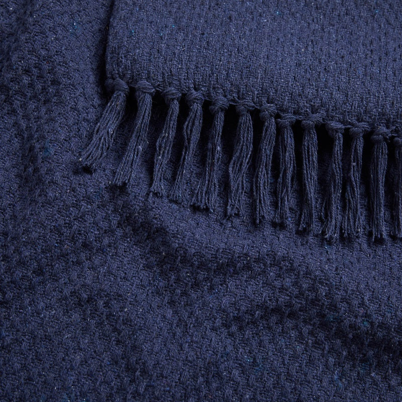 Hayden Throws and Cushion Navy