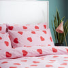 Skinnydip Hearts Bedding Set Pink
