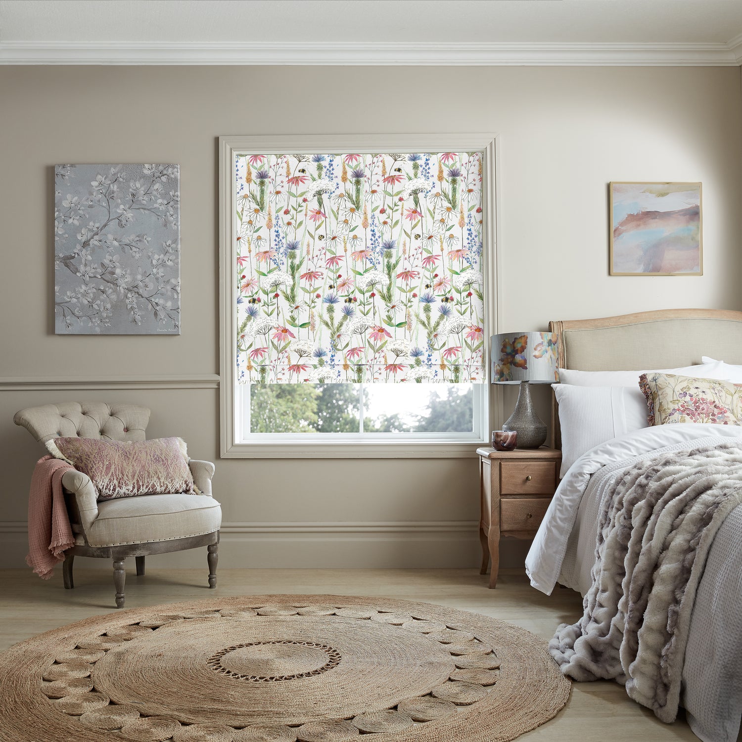 Voyage Hermione Made to Measure Roman Blind Linen