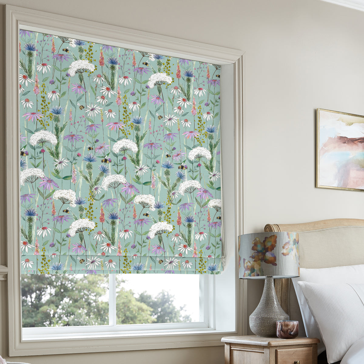 Voyage Hermione Made to Measure Roman Blind Verde