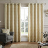 Curtina Houston Ready Made Eyelet Curtains Natural