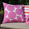 Fusion Ingo Outdoor Filled Cushion 43cm x 43cm Pink Green
