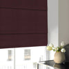 Iowa Silk Essence Made to Measure Roman Blind Claret