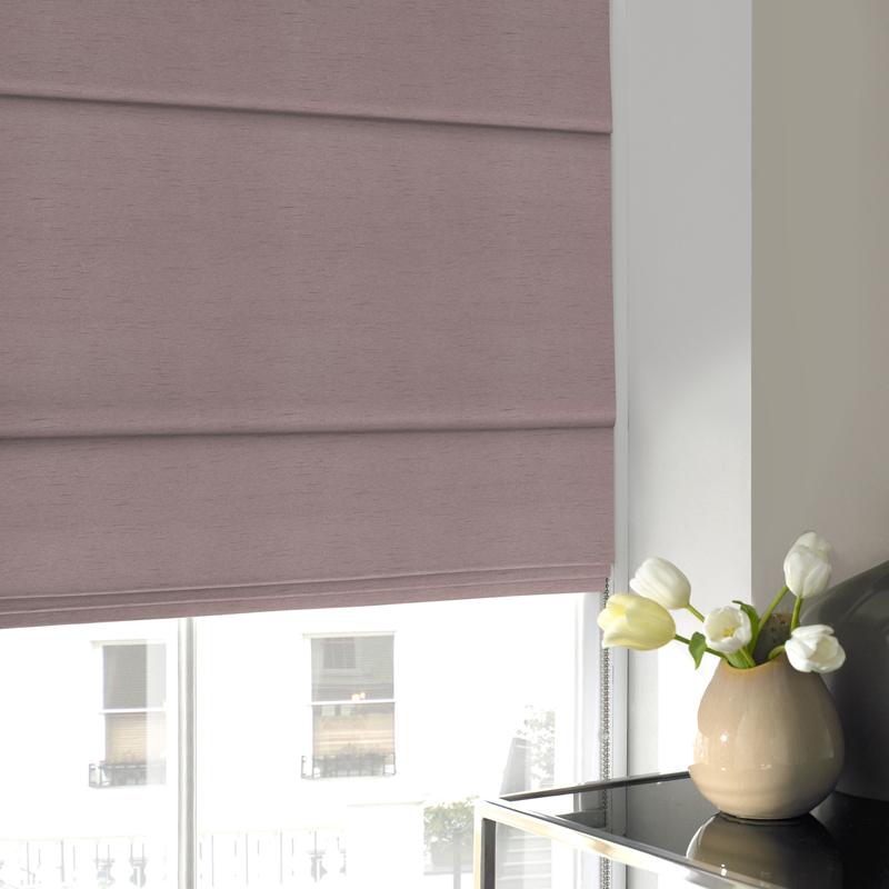 Iowa Silk Essence Made to Measure Roman Blind Rose