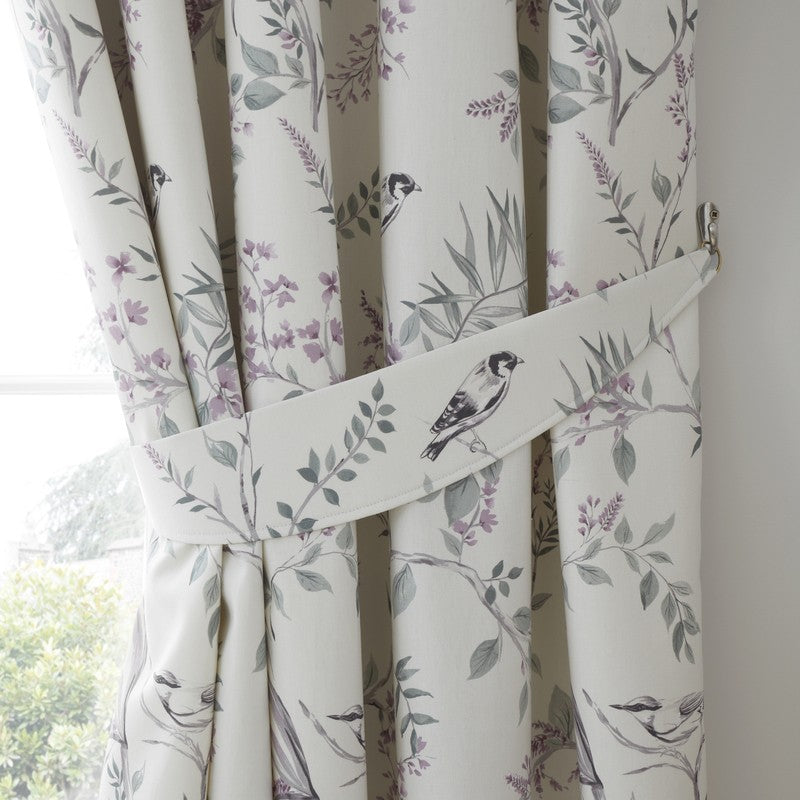 Dreams & Drapes Jazmine Ready Made Pencil Pleat Curtains Heather