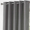Fusion Sorbonne Ready Made Eyelet Curtains Charcoal