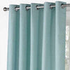 Fusion Sorbonne Ready Made Eyelet Curtains Duck Egg Blue