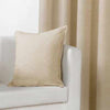 Fusion Sorbonne Ready Made Eyelet Curtains Natural