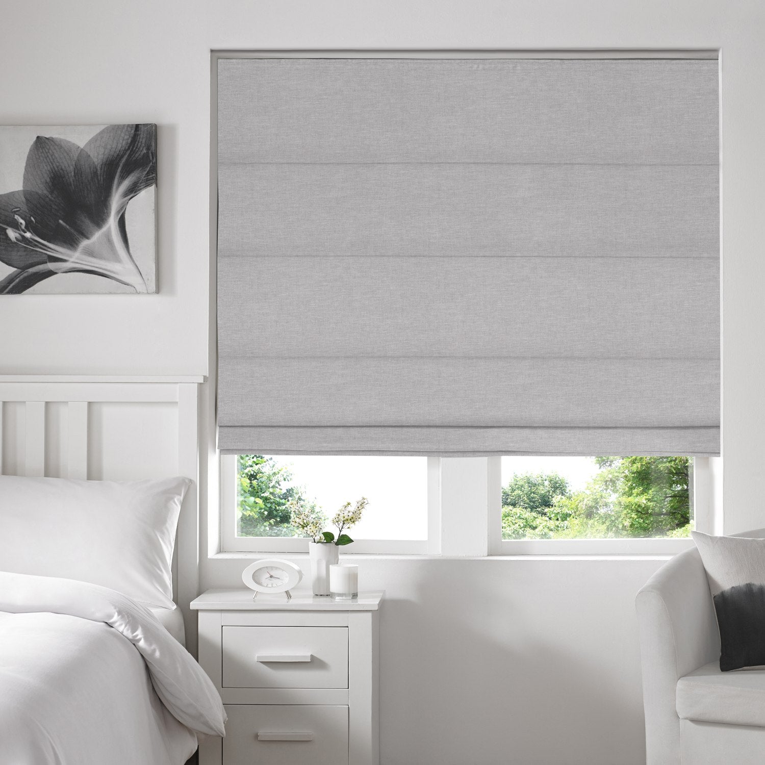 Willow Made to Measure Roman Blind Fog