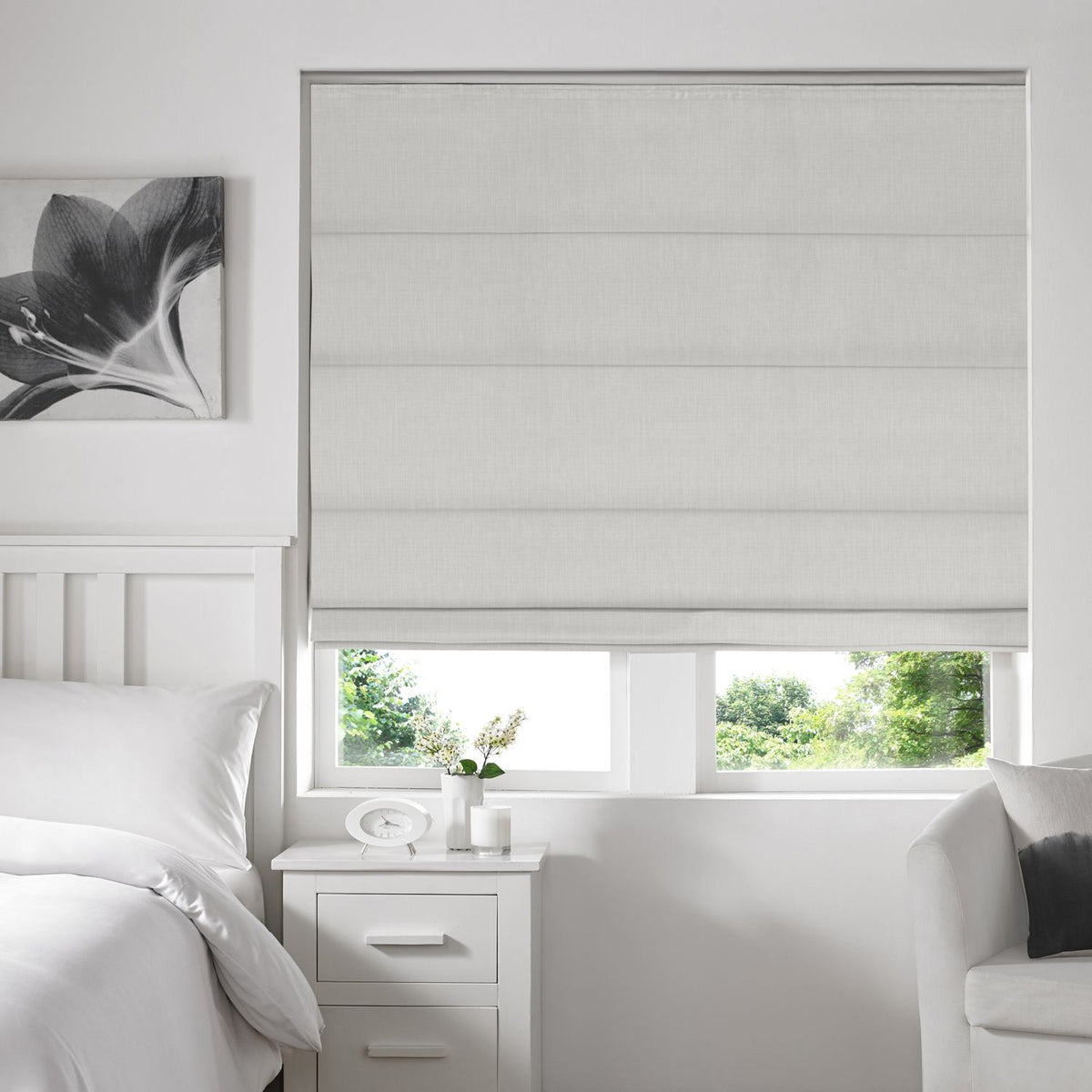 Willow Made to Measure Roman Blind Ivory