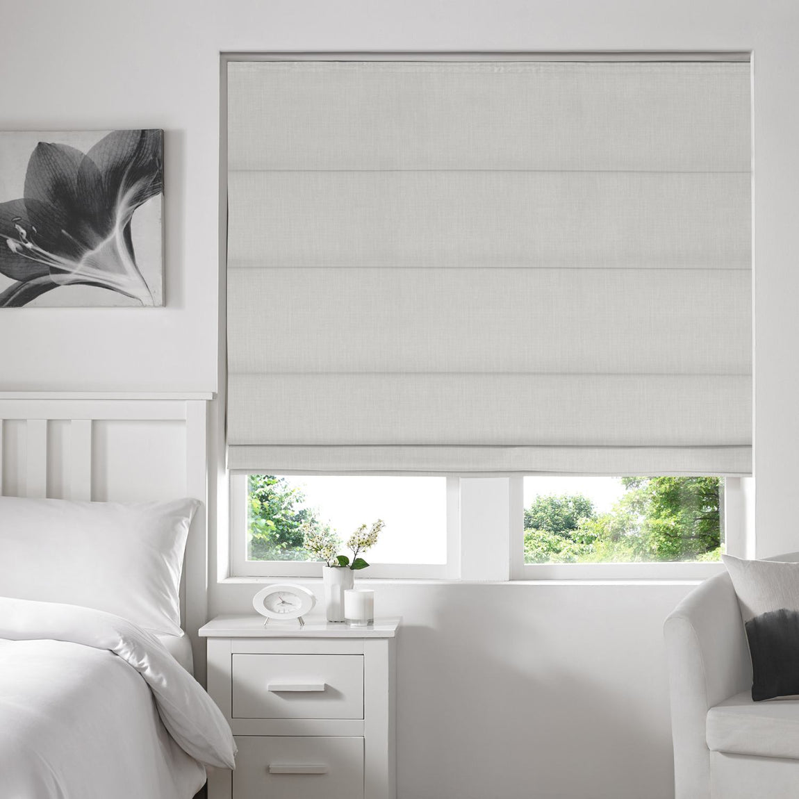 Willow Made to Measure Roman Blind Ivory