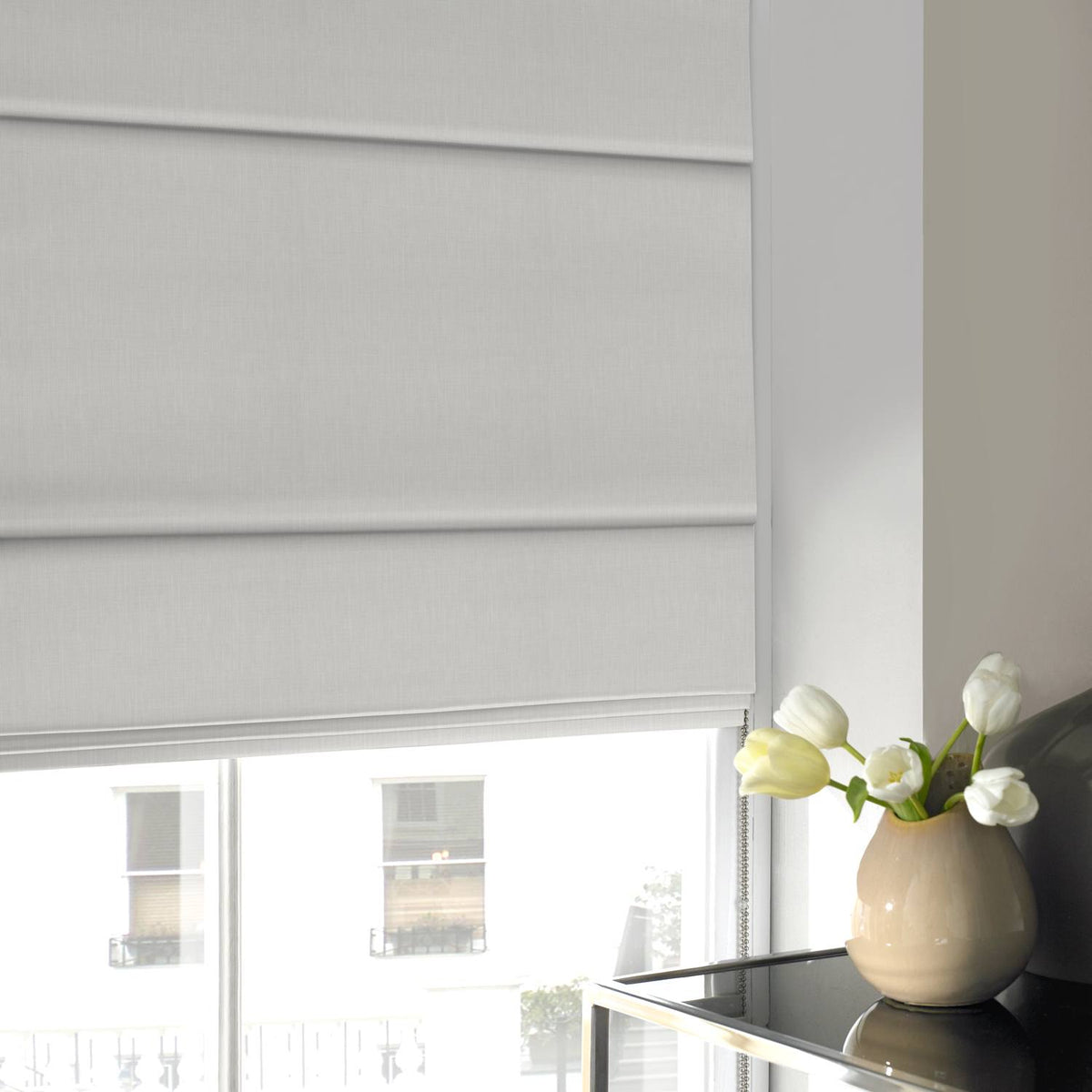 Willow Made to Measure Roman Blind Ivory