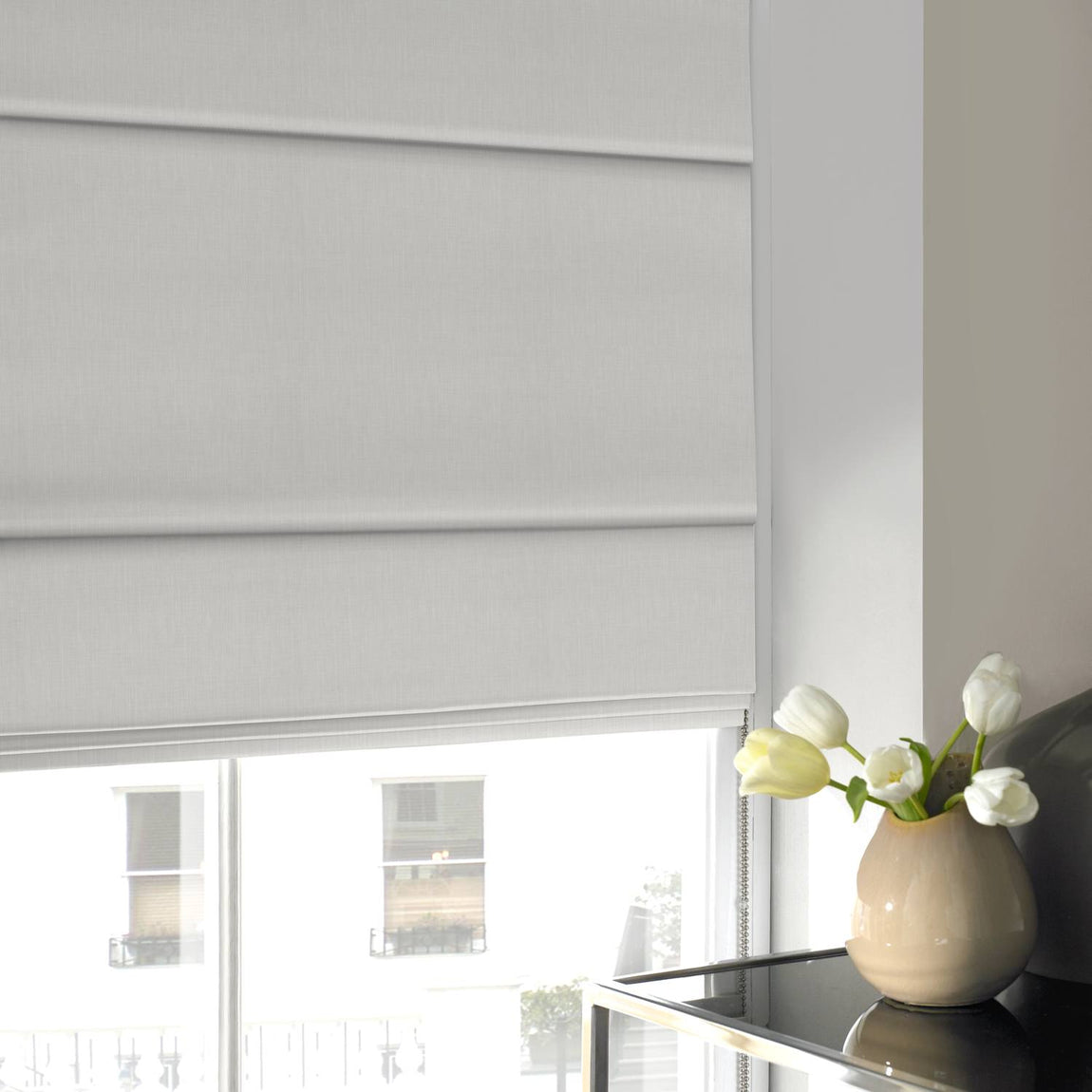 Willow Made to Measure Roman Blind Ivory