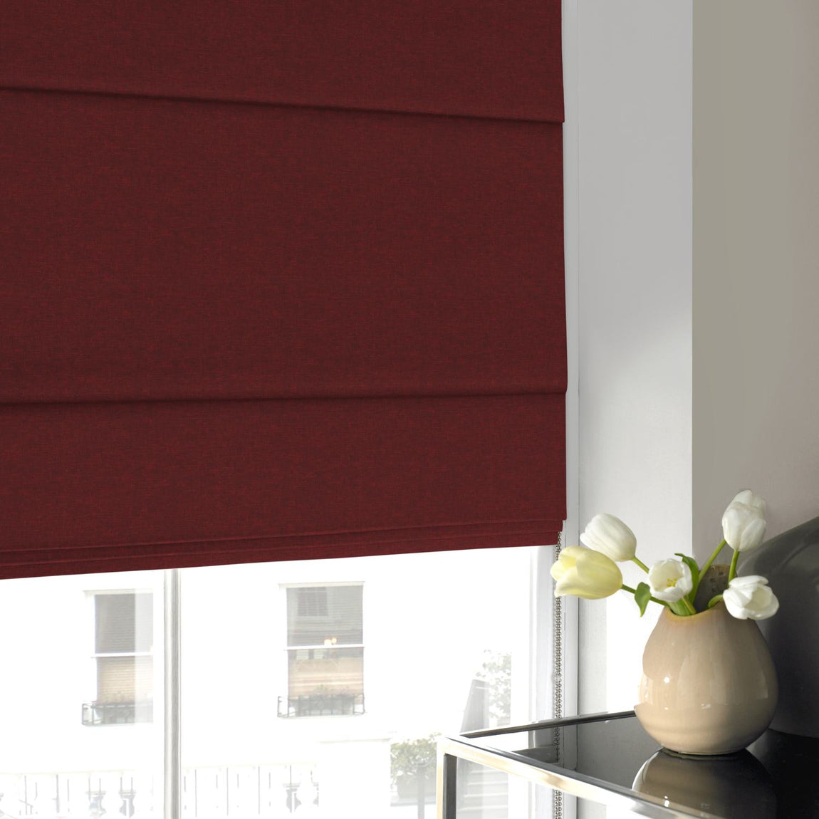 Willow Made to Measure Roman Blind Merlot