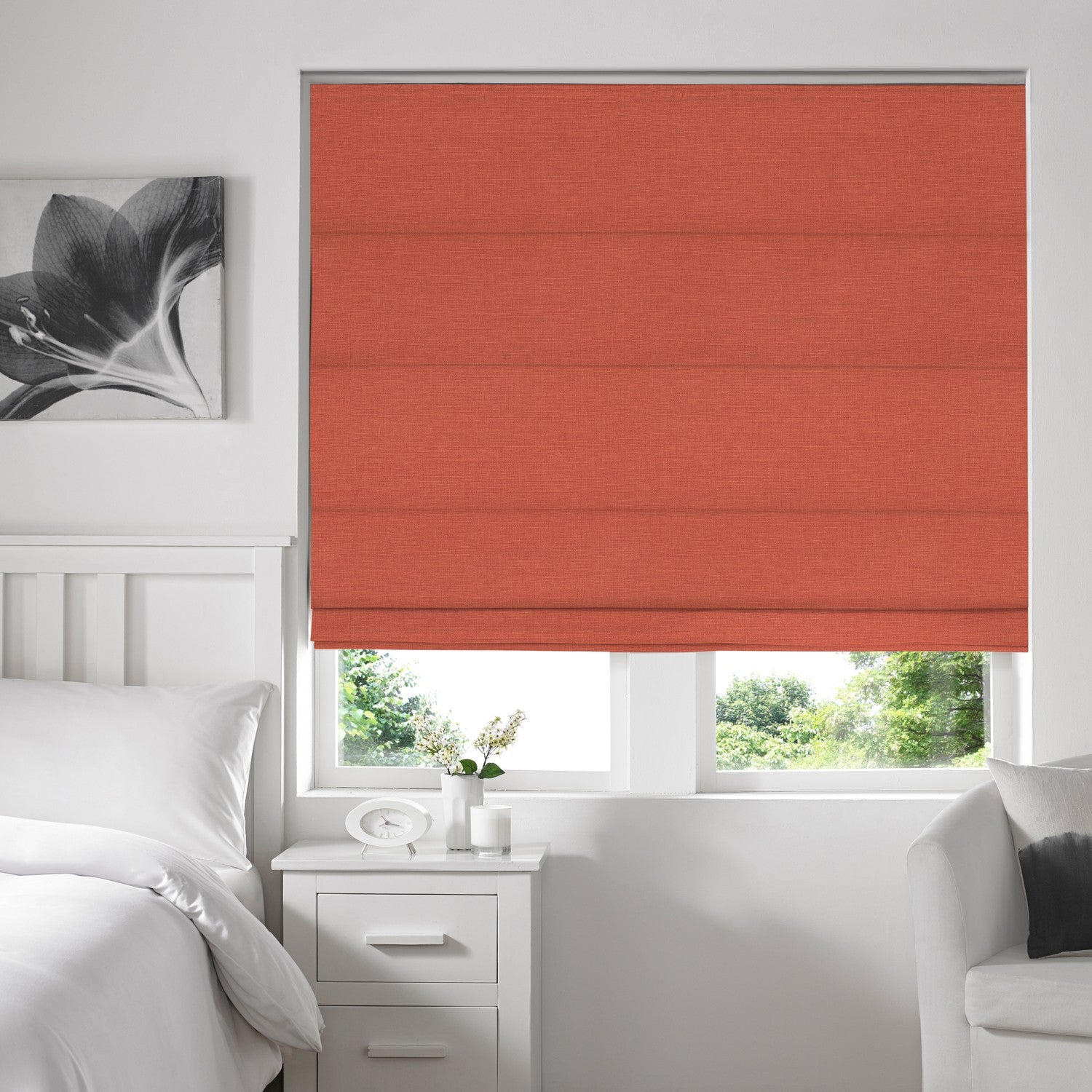 Willow Made to Measure Roman Blind Paprika