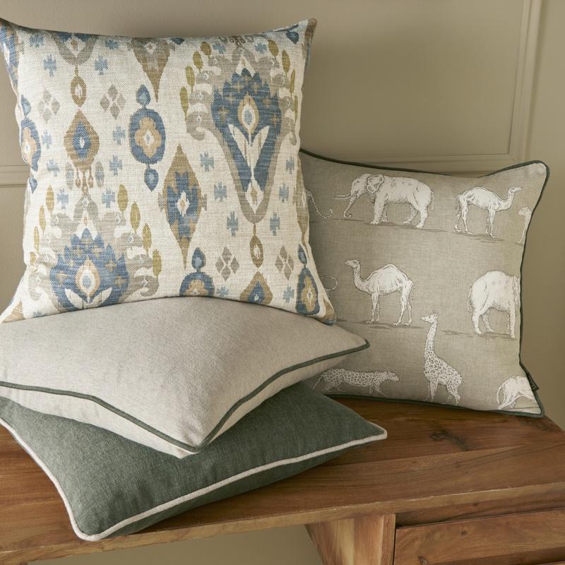 iLiv Prairie Animals Fabric Almond