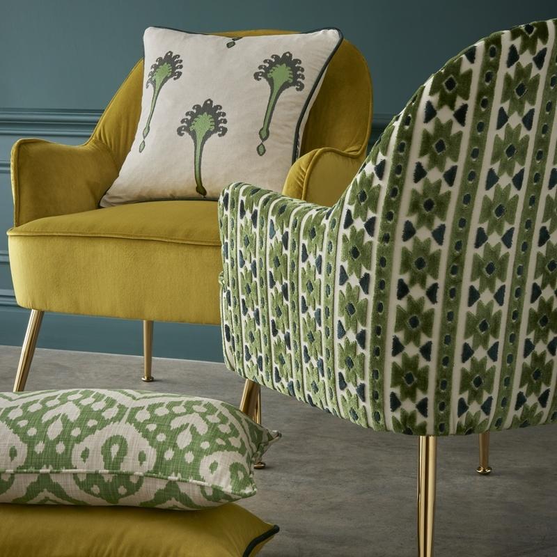 iLiv Bazaar Fabric Emerald