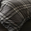 Catherine Lansfield Kelso Duvet Cover Bedding Set Charcoal