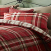 Catherine Lansfield Kelso Duvet Cover Bedding Set Red