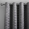 Curtina Kendal Ready Made Eyelet Curtains Charcoal