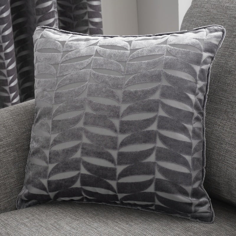 Curtina Kendal Ready Made Eyelet Curtains Charcoal