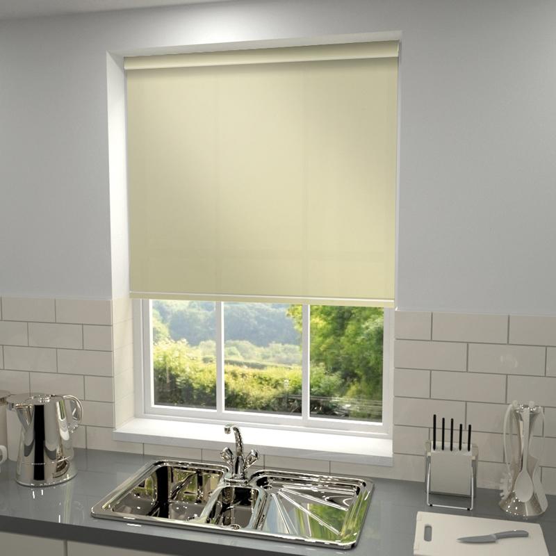 Kensington Plain Made to Measure Roller Blind Butter