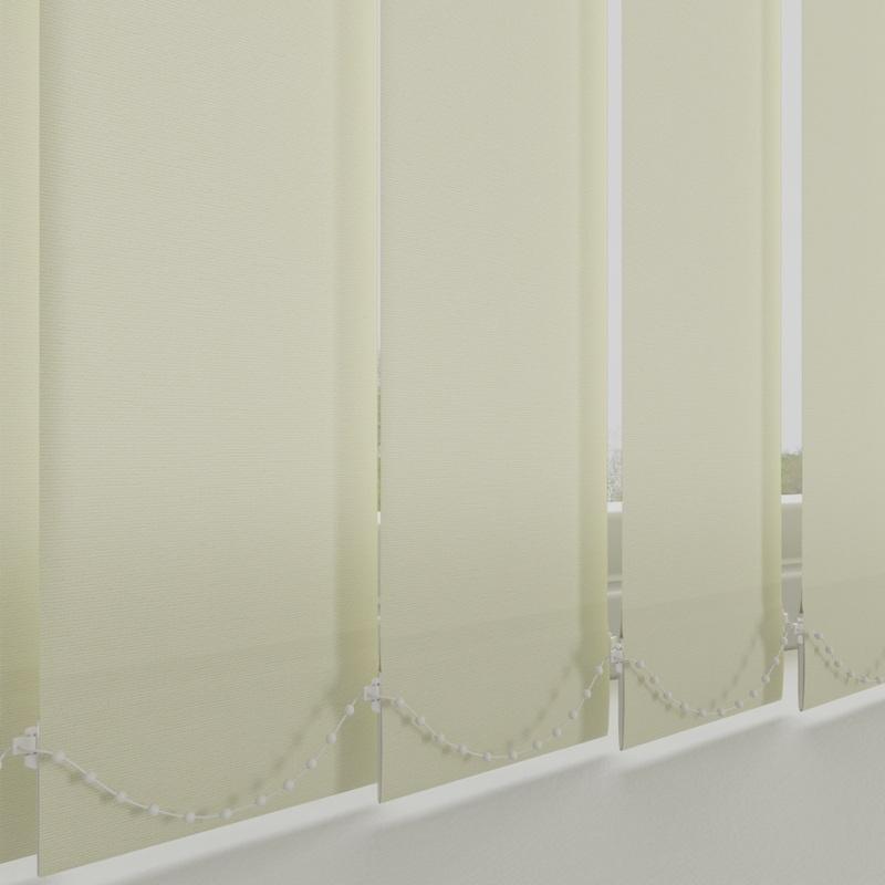 Kensington Plain Made to Measure Vertical Blind Butter