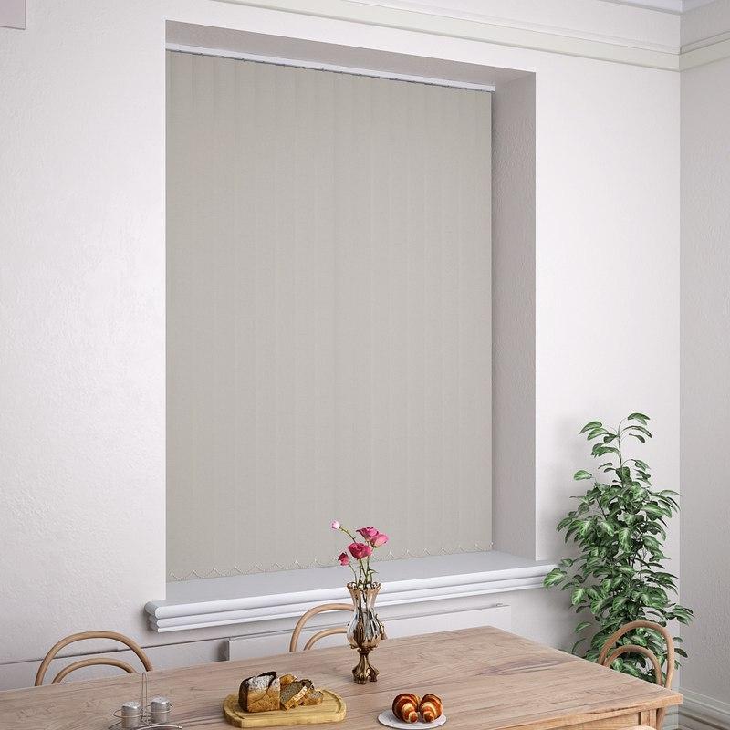 Kensington Plain Made to Measure Vertical Blind Canvas