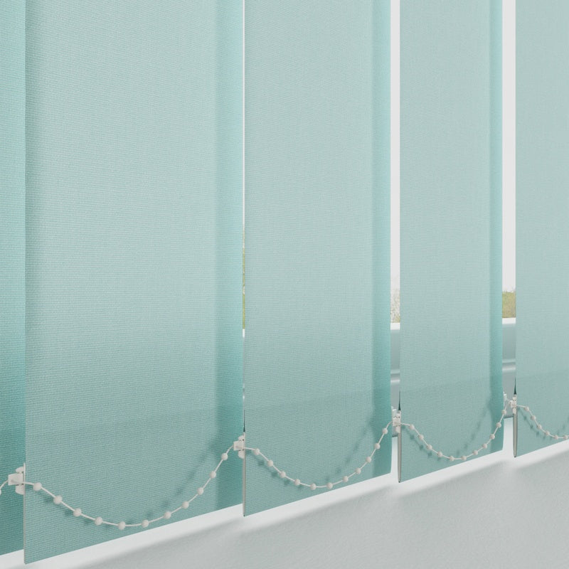 Kensington Plain Made to Measure Vertical Blind Duckegg