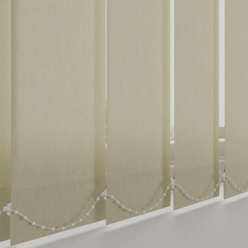 Kensington Plain Made to Measure Vertical Blind Hessian