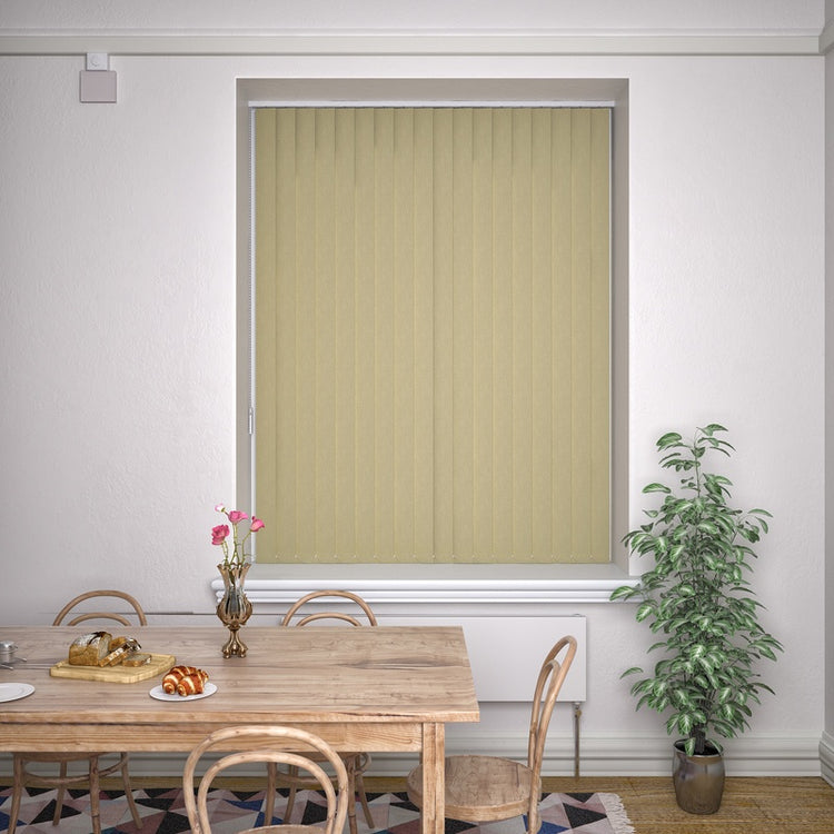 Kensington Plain Made to Measure Vertical Blind Hessian