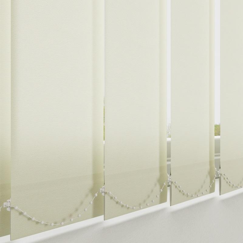 Kensington Plain Made to Measure Vertical Blind Oyster