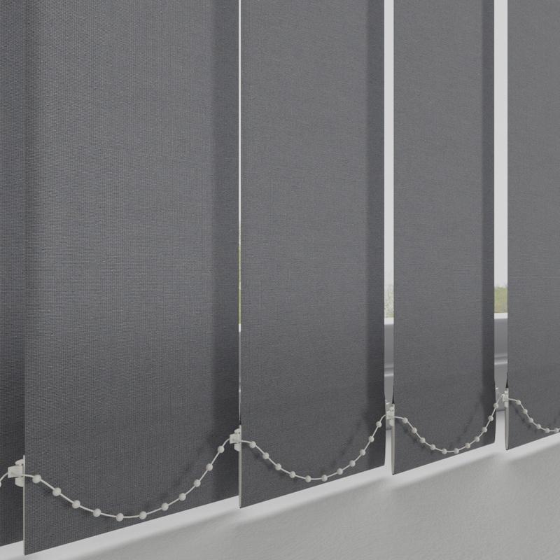 Kensington Plain Made to Measure Vertical Blind Rock