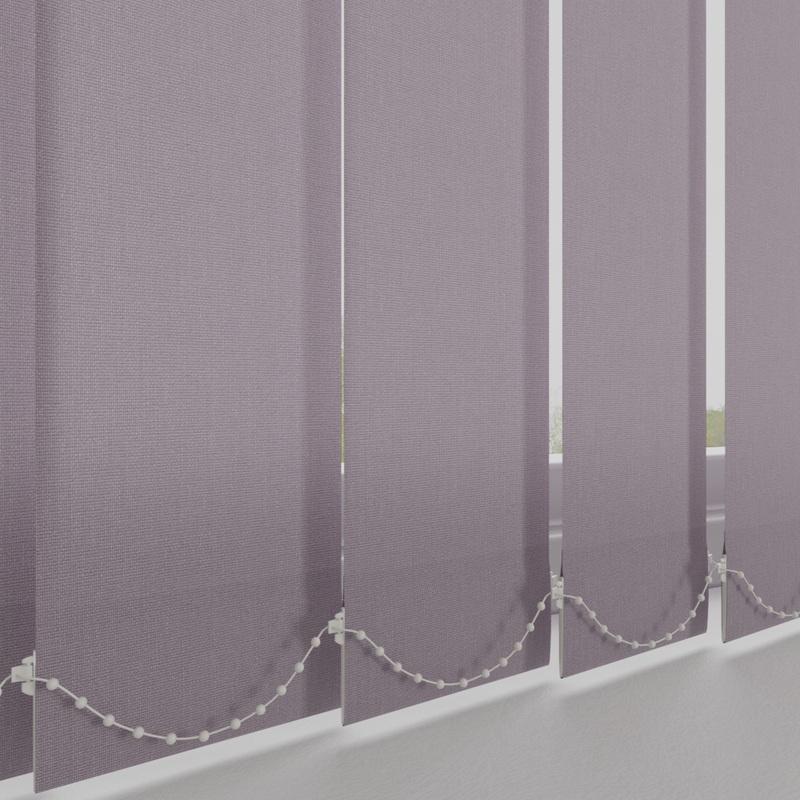 Kensington Plain Made to Measure Vertical Blind Sloe