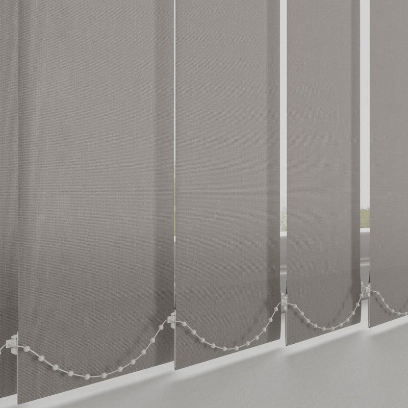 Kensington Plain Made to Measure Vertical Blind Taupe