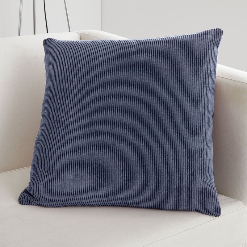 Kilbride Cord Lined Ready Made Eyelet Curtains Navy