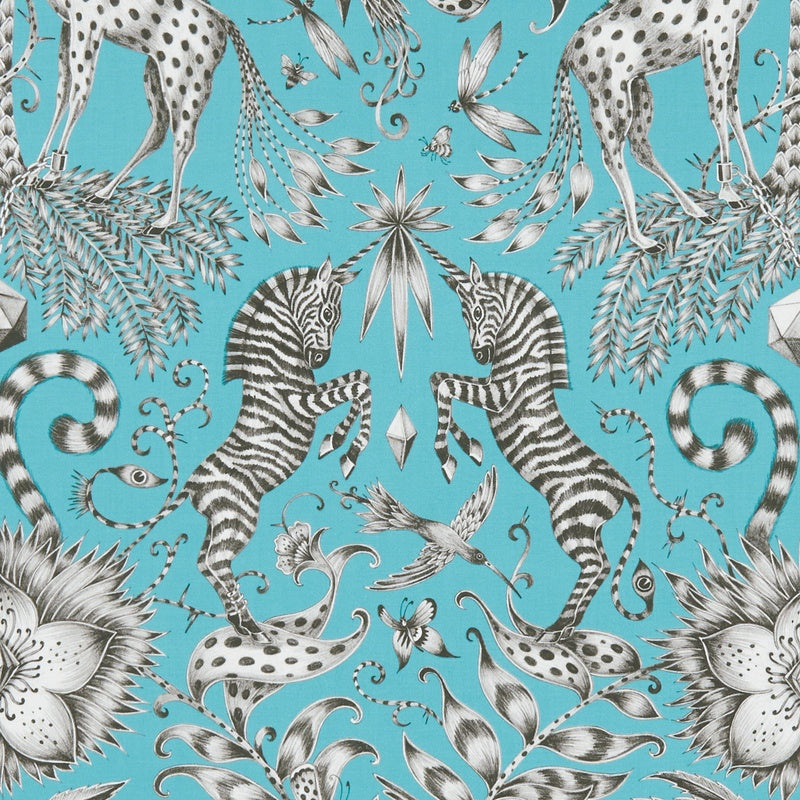 Emma Shipley Kruger Fabric Teal